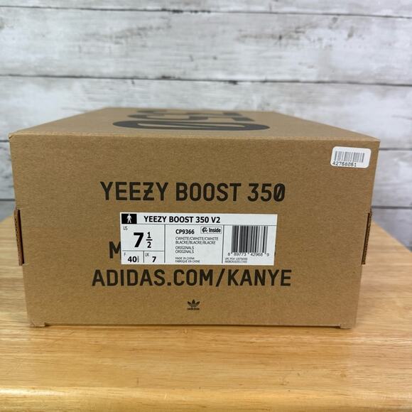 Adidas Yeezy Boost 350 V2 White Size 7.5 - Picture 8 of 9